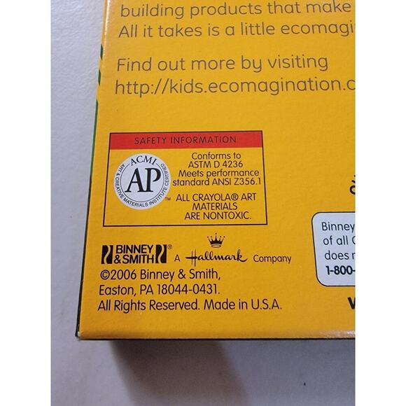 Crayola 2006 Special Edition GE The Colors Of Ecomagination 8 Crayons - Picture 4 of 4